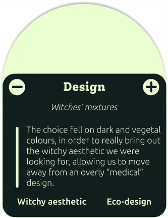 design dark and vegetal