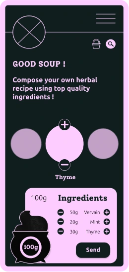 mobile wireframe good soup